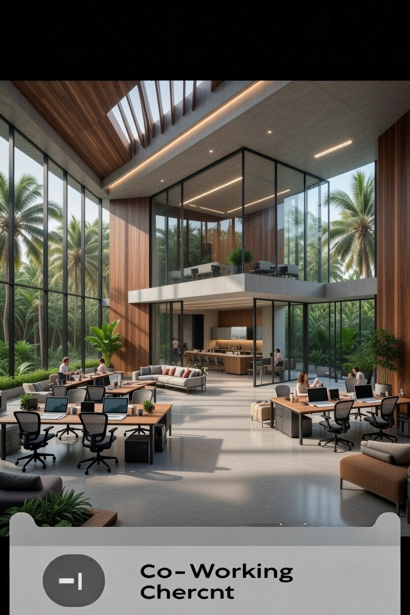 Modern coworking space in Bengaluru